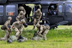 Binh sỹ Mỹ trong cuộc tập trận. (Nguồn: Reuters)