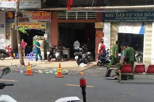 Hình ảnh ghi nhận tại hiện trường.