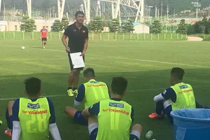 Ở các trận giao hữu, các học trò của HLV Hữu Thắng chưa đá hết 100% sức cũng đã thắng.   Ảnh: Đoàn Nhật