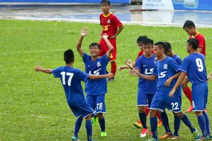 Cánh cửa vào bán kết của PVF đang rất rộng mở. Ảnh: Dũng Phương
