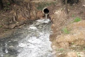 Xả nước thải gây ô nhiễm, doanh nghiệp bị xử phạt 357 triệu đồng