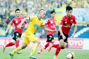 Cuộc đối đầu với Thanh Hóa chiều nay sẽ quyết định số phận của đội Long An Ảnh: HOÀNG MINH