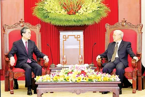 Tổng Bí thư Nguyễn Phú Trọng tiếp Ủy viên Quốc vụ, Bộ trưởng Bộ Ngoại giao Trung Quốc Vương Nghị