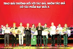 Trao 164 giải thưởng sáng tác quảng bá tác phẩm VHNT, báo chí 