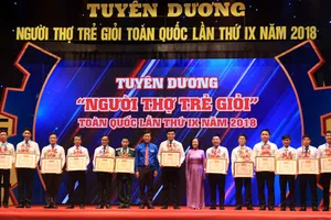 Tôn vinh 65 thợ trẻ giỏi toàn quốc 2018