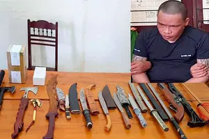 Thu giữ hàng loạt “hàng nóng”  tại nhà đối tượng tàng trữ ma túy