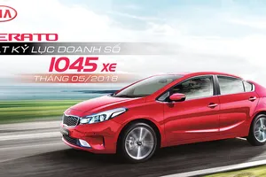 Kia Cerato lập kỷ lục doanh số,  bán hơn 1.000 xe trong tháng 5-2018