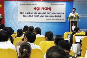 Tiến sĩ Ngũ Duy Anh, Vụ trưởng Vụ Giáo dục Thể chất, chia sẻ đến 53 trường kế hoạch triển khai dự án 
