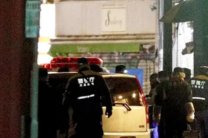 Hiện trường vụ đâm xe. Ảnh: AP