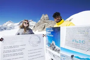 Bưu thiếp kêu gọi chống biến đổi khí hậu