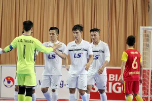 Thái Sơn Nam có chiến thắng dễ dàng trước Sanest Tourist Khánh Hòa. Ảnh: Anh Trần