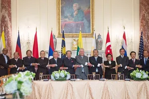 Trưởng đoàn các nước tại hội nghị đặc biệt Bộ trưởng Ngoại giao ASEAN - Hoa Kỳ