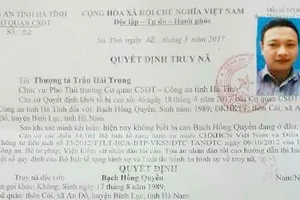 Truy nã bị can cầm đầu Bạch Hồng Quyền