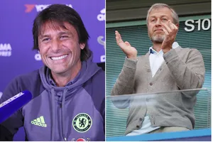 Conte (ảnh trái) được thưởng lớn sau khi đưa Chelsea  vô địch Premier League.