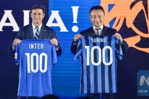 Tập đoàn Suning thua lỗ 279 triệu eur trong năm đầu sở hữu Inter Milan. 