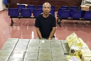 Nghi phạm Ngô Trắc Hiệp và tang vật vụ án