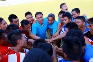 Bình Định quyết đấu Công an Nhân Dân giành vé vào thăng hạng Nhất. Ảnh: Phi Hải