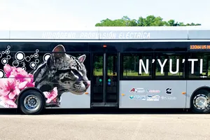 Costa Rica lưu hành xe buýt hydro