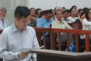 Bị cáo Phạm Thanh Hải tù chung thân về tội danh “Lừa đảo chiếm đoạt tài sản”. Ảnh: Nguồn VTV