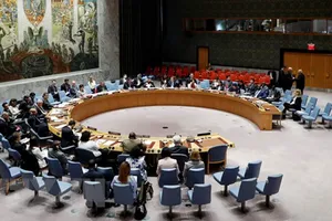 Một phiên họp của HĐBA LHQ tại New York, Mỹ