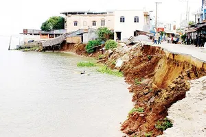 Công bố bản đồ các khu vực có nguy cơ sạt lở tại ĐBSCL