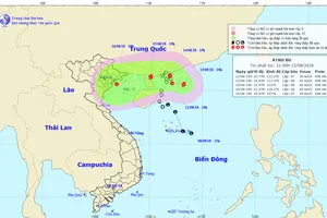 Ảnh: Trung tâm Dự báo khí tượng - thủy văn quốc gia
