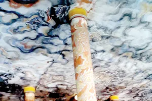 Không hạ giải bức tranh Long vân khế hội ở chùa Diệu Đế