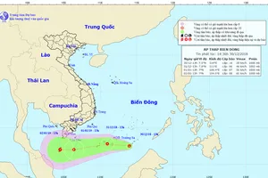 Ảnh: Trung tâm Dự báo khí tượng thủy văn Quốc gia