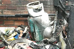 Hiện trường vụ nổ bình gas với hậu quả thảm khốc tại nhà dân ở ngõ 22 Tạ Quang Bửu (TP Hà Nội) cuối tháng 7 vừa qua