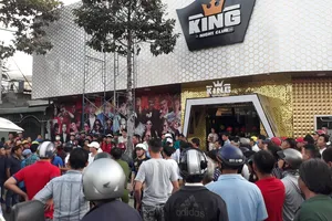 Lực lượng chức năng phong tỏa hiện trường vũ trường King Night Club