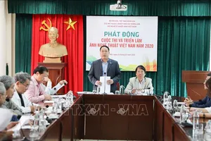 Quang cảnh lễ phát động cuộc thi. Ảnh: Thanh Tùng/TTXVN