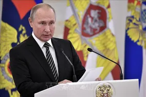 Tổng thống Nga Vladimir Putin. Tổng thống Nga Vladimir Putin. Ảnh: AFP/TTXVN