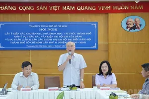 Trưởng Ban Tuyên giáo Thành ủy TPHCM Phan Nguyễn Như Khuê phát biểu tại hội nghị. Ảnh: hcmcpv