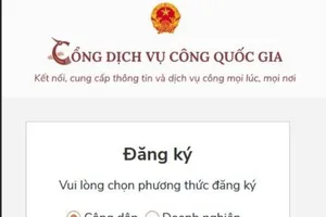 Trên 840.000 hồ sơ thực hiện trực tuyến qua Cổng Dịch vụ công quốc gia