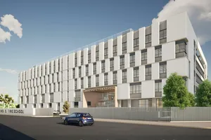 Phối cảnh trường THCS-THPT Đinh Thiện Lý 2