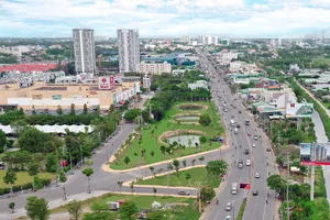 Quốc lộ 13 (đoạn qua TP Thuận An) đang được quy hoạch mở rộng thành đại lộ 