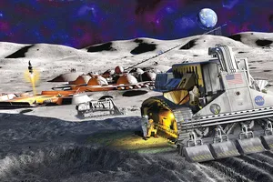 Mô phỏng một trạm khai thác năng lượng từ Mặt trăng của NASA