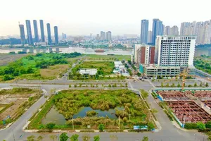 Lô đất số 3-12 Thủ Thiêm, TPHCM. Ảnh: HOÀNG HÙNG