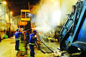 Xử lý rác thải sinh hoạt tại Công ty TNHH MTV Môi trường đô thị TPHCM