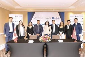 Vines và Li-Cycle công bố hợp tác tái chế pin toàn cầu