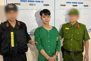 Đối tượng Trung bị bắt giữ. Ảnh: Công an cung cấp