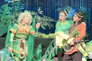 Vở kịch thiếu nhi Bí mật trăm đốt tre