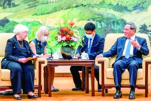 Thủ tướng Lý Cường gặp Bộ trưởng Janet Yellen