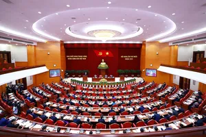 Phiên khai mạc Hội nghị lần thứ 10 Ban Chấp hành Trung ương Đảng Cộng sản Việt Nam khóa XIII. Ảnh: TTXVN