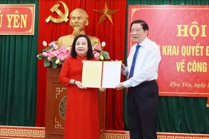 Đồng chí Cao Thị Hòa An giữ chức Bí thư Tỉnh ủy Phú Yên