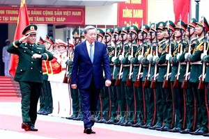 Tổng Bí thư Tô Lâm thăm và làm việc với Binh chủng Tăng thiết giáp