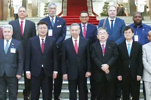 Tổng Bí thư Tô Lâm tiếp trưởng đoàn các chính đảng các nước