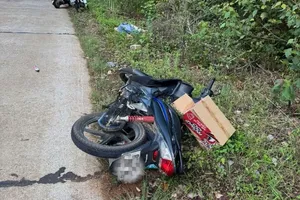 Hiện trường vụ việc. Ảnh: CTV