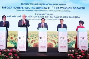 TH true MILK chính thức vận hành nhà máy sản xuất sữa tươi tại Liên bang Nga