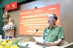 Thượng tướng Trần Quốc Tỏ được kéo dài thời gian giữ chức Thứ trưởng Bộ Công an